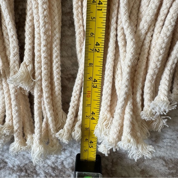 Urban Outfitters ecote Boho macrame crochet Braids Tassels Fringe Festival Bag - Picture 6 of 11